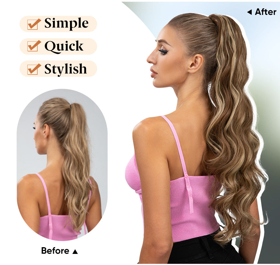 Brown Mid-Length Waves, Timeless Charm